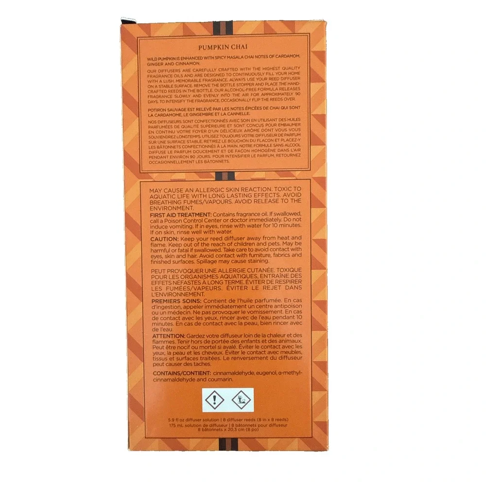 Nest Pumpkin Chai Reed Diffuser 175ml New York Home Scent New